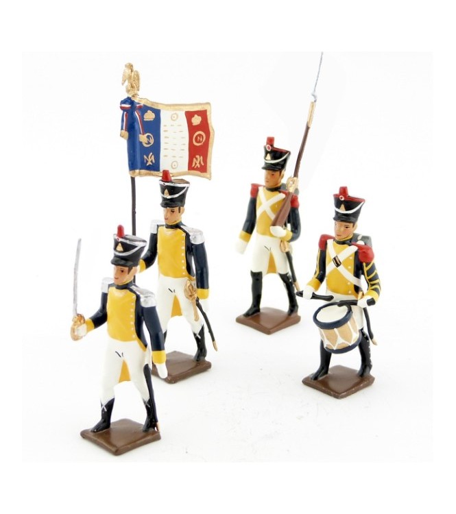 Légion de la vistule (1809), ensemble de 4 figurines
