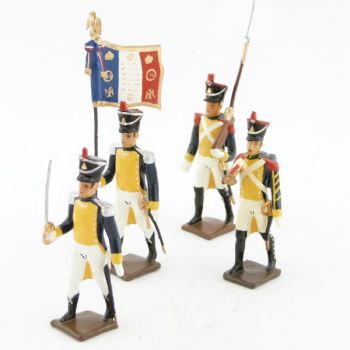 Légion de la vistule (1809), ensemble de 4 figurines