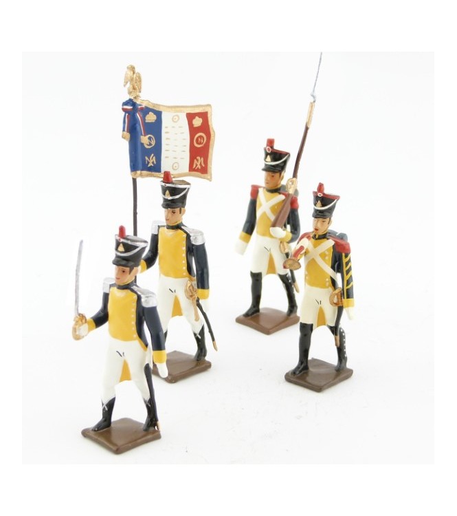 Légion de la vistule (1809), ensemble de 4 figurines