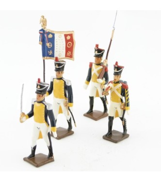Légion de la vistule (1809), ensemble de 4 figurines