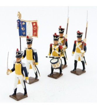 Légion de la vistule (1809), ensemble de 5 figurines