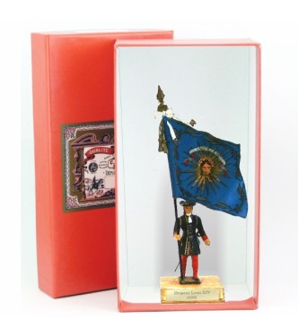 Drapeau Louis XIV (1680, Louis XIV) en coffret
