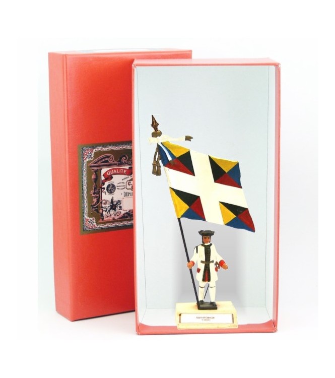 étendard de Saintonge (1680, Louis XIV) en coffret