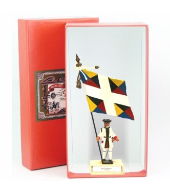 étendard de Saintonge (1680, Louis XIV) en coffret