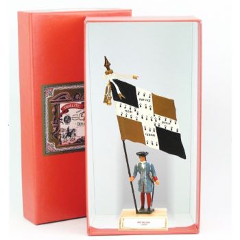 étendard de la Bretagne (1680, Louis XIV) en coffret