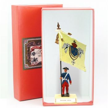 Étendard Royal (1740, Louis XV) en coffret