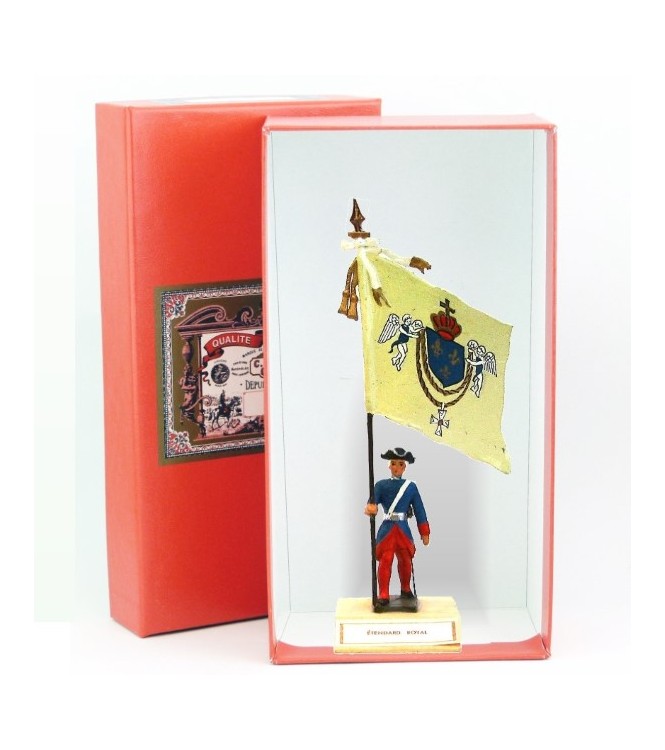 Étendard Royal (1740, Louis XV) en coffret
