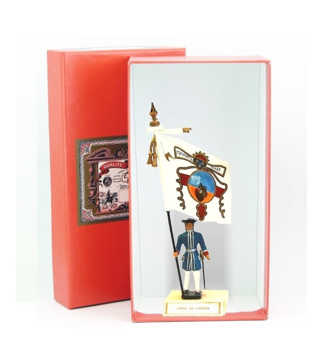 étendard des Cotes De L'Ocean (1680, Louis XIV) en coffret