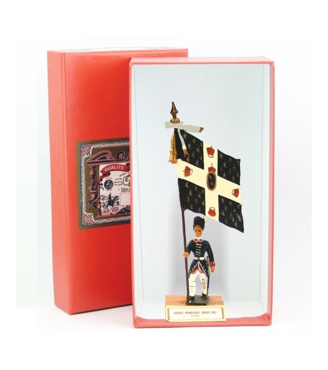 étendard des Gardes Françaises Louis XVI (1780, Louis XVI) en coffret