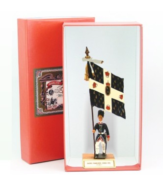 étendard des Gardes Françaises Louis XVI (1780, Louis XVI) en coffret