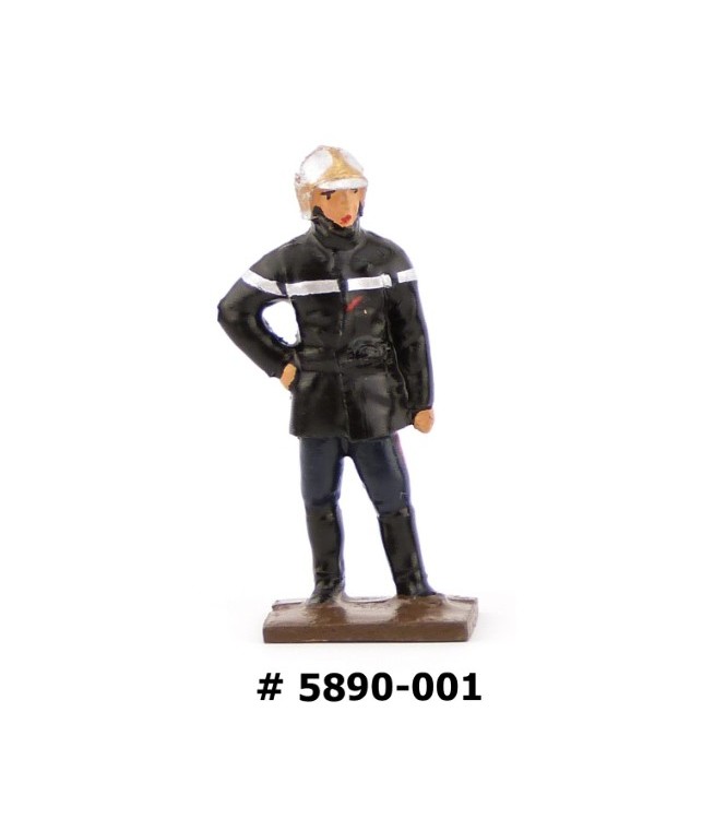 pompier, main sur la hanche (collection ''minis'' h.40 mm)