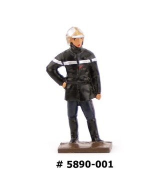 pompier, main sur la hanche (collection ''minis'' h.40 mm)