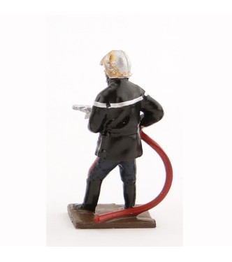 pompier avec lance à incendie (collection ''minis'' h.40 mm)