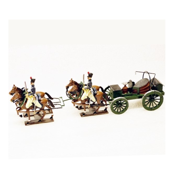 Forge de campagne, attelage 4 chevaux