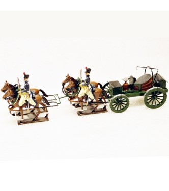 Forge de campagne, attelage 4 chevaux