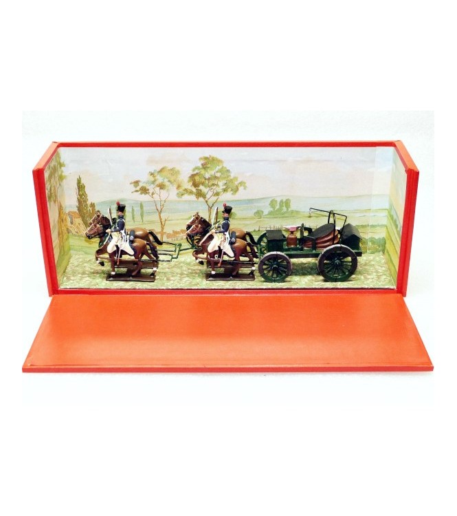 Forge de campagne, 4 chevaux, en coffret diorama