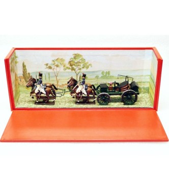 Forge de campagne, 4 chevaux, en coffret diorama