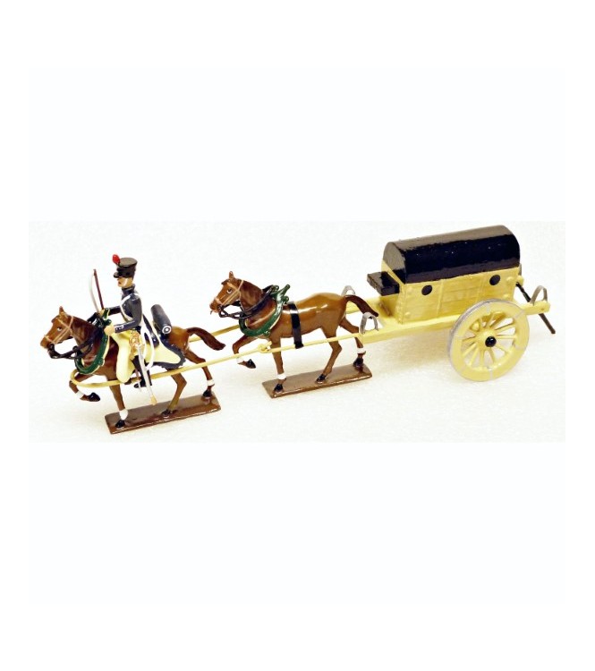 Ambulance de Larrey (2 chevaux + 1 personnage) (sans coffret)