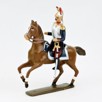 officier des cuirassiers à cheval, pantalon garance