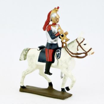 trompette des cuirassiers à cheval, pantalon garance
