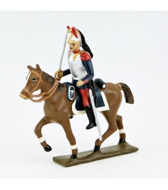 cavalier des cuirassiers à cheval, pantalon garance