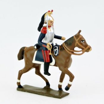 cavalier des cuirassiers à cheval, pantalon garance
