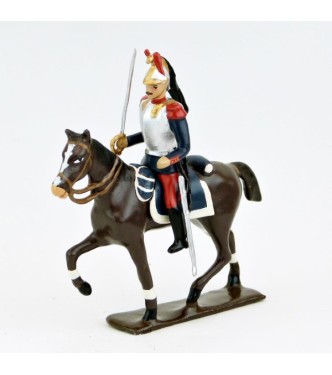 cavalier des cuirassiers à cheval, pantalon garance