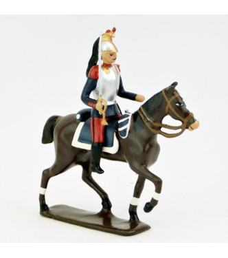 cavalier des cuirassiers à cheval, pantalon garance