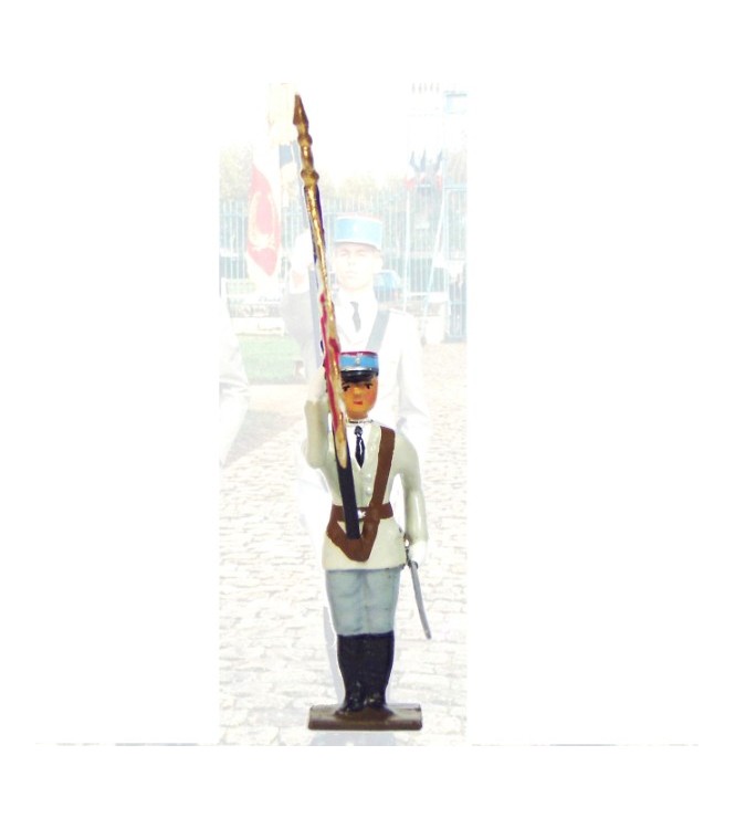 porte-drapeau de l'EAABC (Saumur)