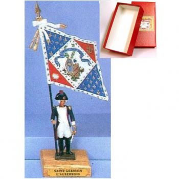 drapeau du District de Saint Germain l'Auxerrois en coffret