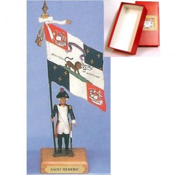 drapeau du District de Saint Mederic en coffret