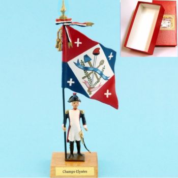 drapeau du District des Champs Elysées en coffret