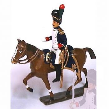 officier à cheval des chasseurs à pied de la Garde (1806)
