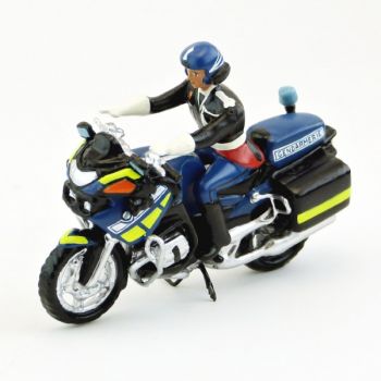 motard de gendarmerie en tenue d'honneur (vareuse) sur moto BMW  R1200RT