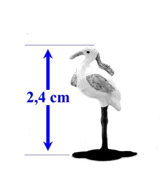 Flamant rose (demi-ronde bosse, h. 2,4 cm)