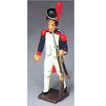 Grenadier de la garde marchant fusil au pied (« les adieux de Fontainebleau »)