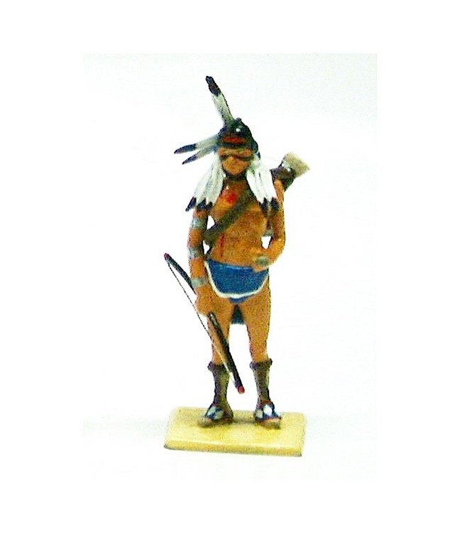 indien debout avec arc