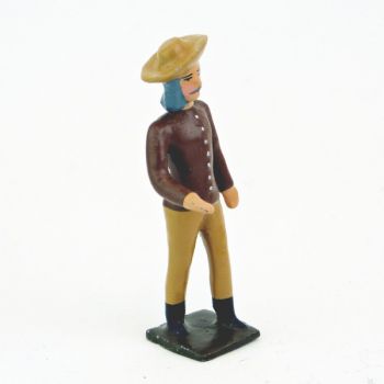 cow-boy debout (tunique marron)