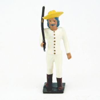 cow-boy, fusil sur l'épaule
