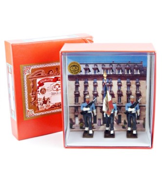 Garde au Drapeau de la BSPP (3 p.) en coffret