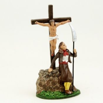 Vendéen (ou Chouan) devant calvaire