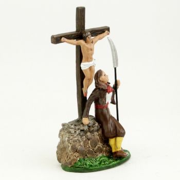 Vendéen (ou Chouan) devant calvaire