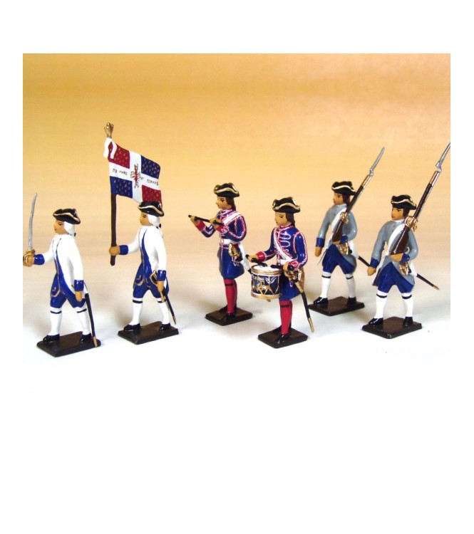 Compagnies Franches de la Marine, ensemble de 6 p.