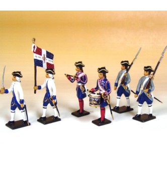 Compagnies Franches de la Marine, ensemble de 6 p.