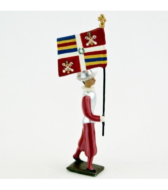 porte-drapeau des Gardes suisses du Pape