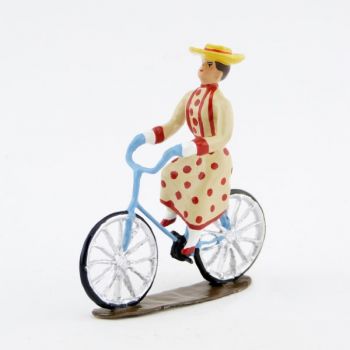 Femme à bicyclette (Paris 1900) (1021-006)