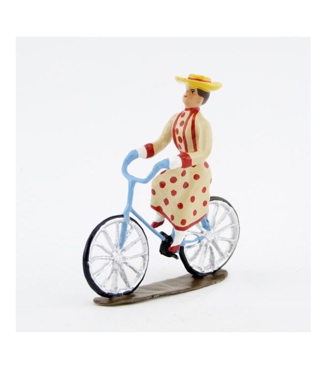 Femme à bicyclette (Paris 1900) (1021-006)