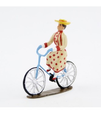 Femme à bicyclette (Paris 1900) (1021-006)