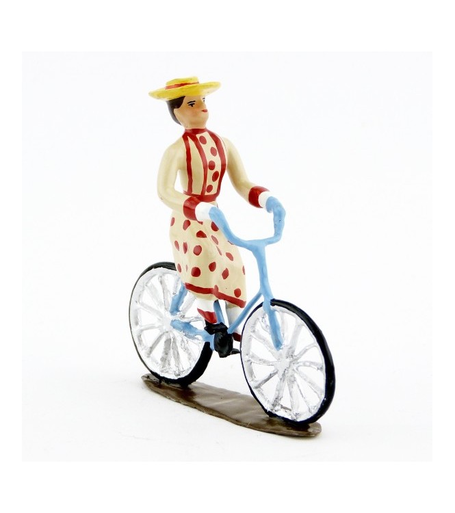 Femme à bicyclette (Paris 1900) (1021-006)