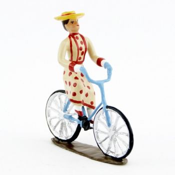 Femme à bicyclette (Paris 1900) (1021-006)